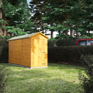 Power Sheds 12 x 4ft Apex Shiplap Dip Treated Windowless Shed