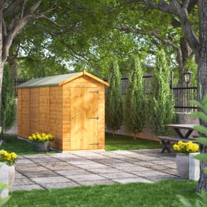 Power Sheds 18 x 4ft Apex Shiplap Dip Treated Windowless Shed