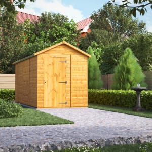Power Sheds 14 x 6ft Apex Shiplap Dip Treated Windowless Shed