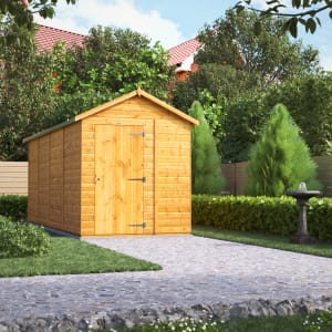 Power Sheds 16 x 6ft Apex Shiplap Dip Treated Windowless Shed