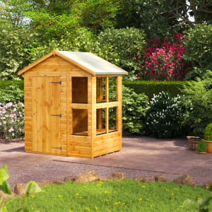Power Sheds 4 x 6ft Apex Shiplap Dip Treated Potting Shed