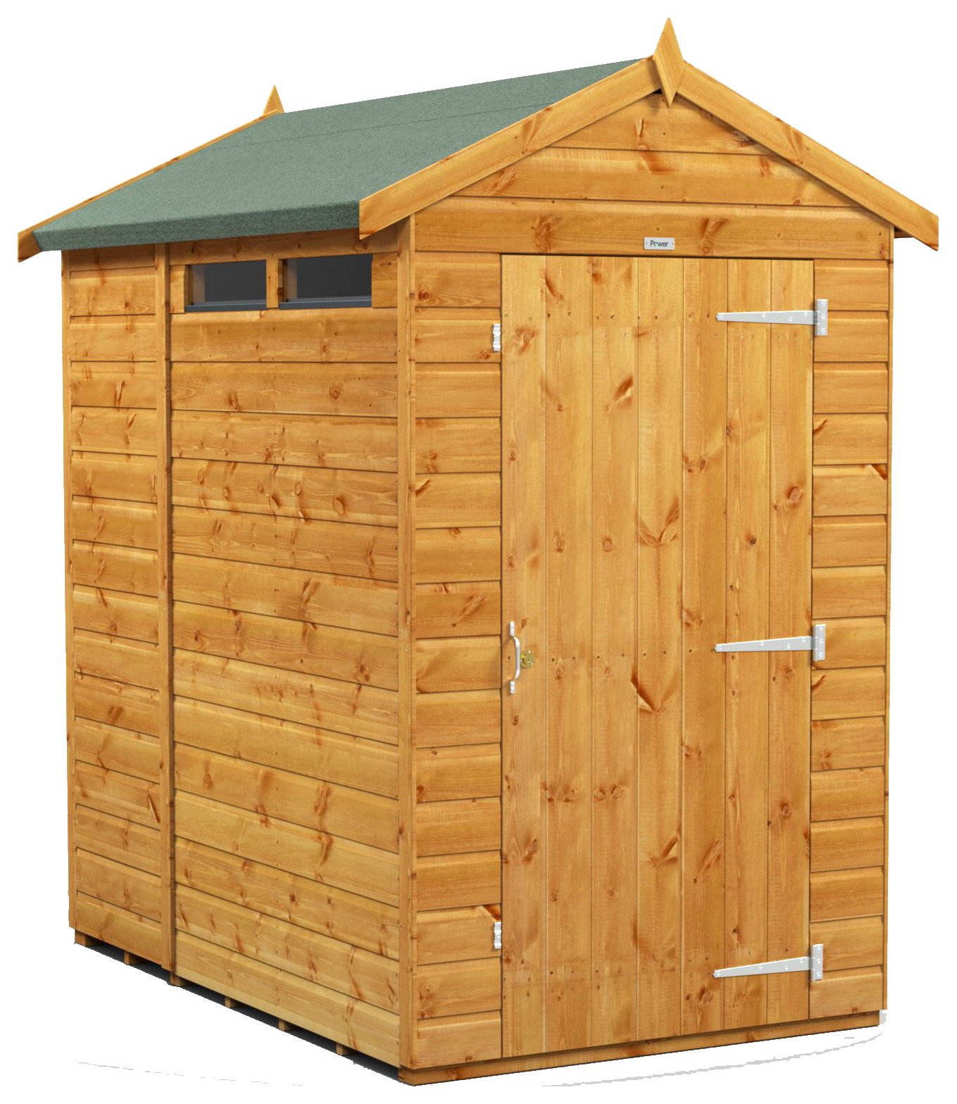 Power Sheds 6 x 4ft Apex Shiplap Dip Treated Security Shed