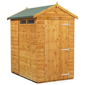 Power Sheds 6 x 4ft Apex Shiplap Dip Treated Security Shed