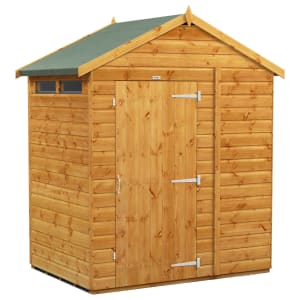 Power Sheds 4 x 6ft Apex Shiplap Dip Treated Security Shed