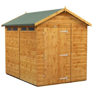 Power Sheds 8 x 6ft Apex Shiplap Dip Treated Security Shed