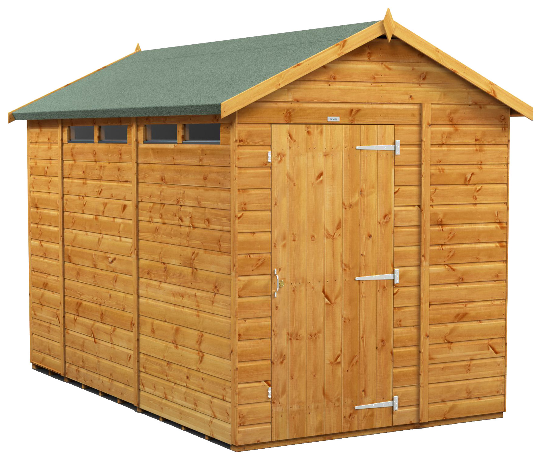 Image of Power Sheds 10 x 6ft Apex Shiplap Dip Treated Security Shed