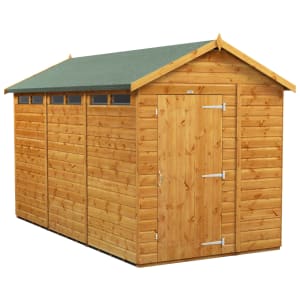 Power Sheds 12 x 6ft Apex Shiplap Dip Treated Security Shed