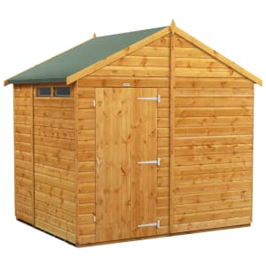Power Sheds 6 x 8ft Apex Shiplap Dip Treated Security Shed
