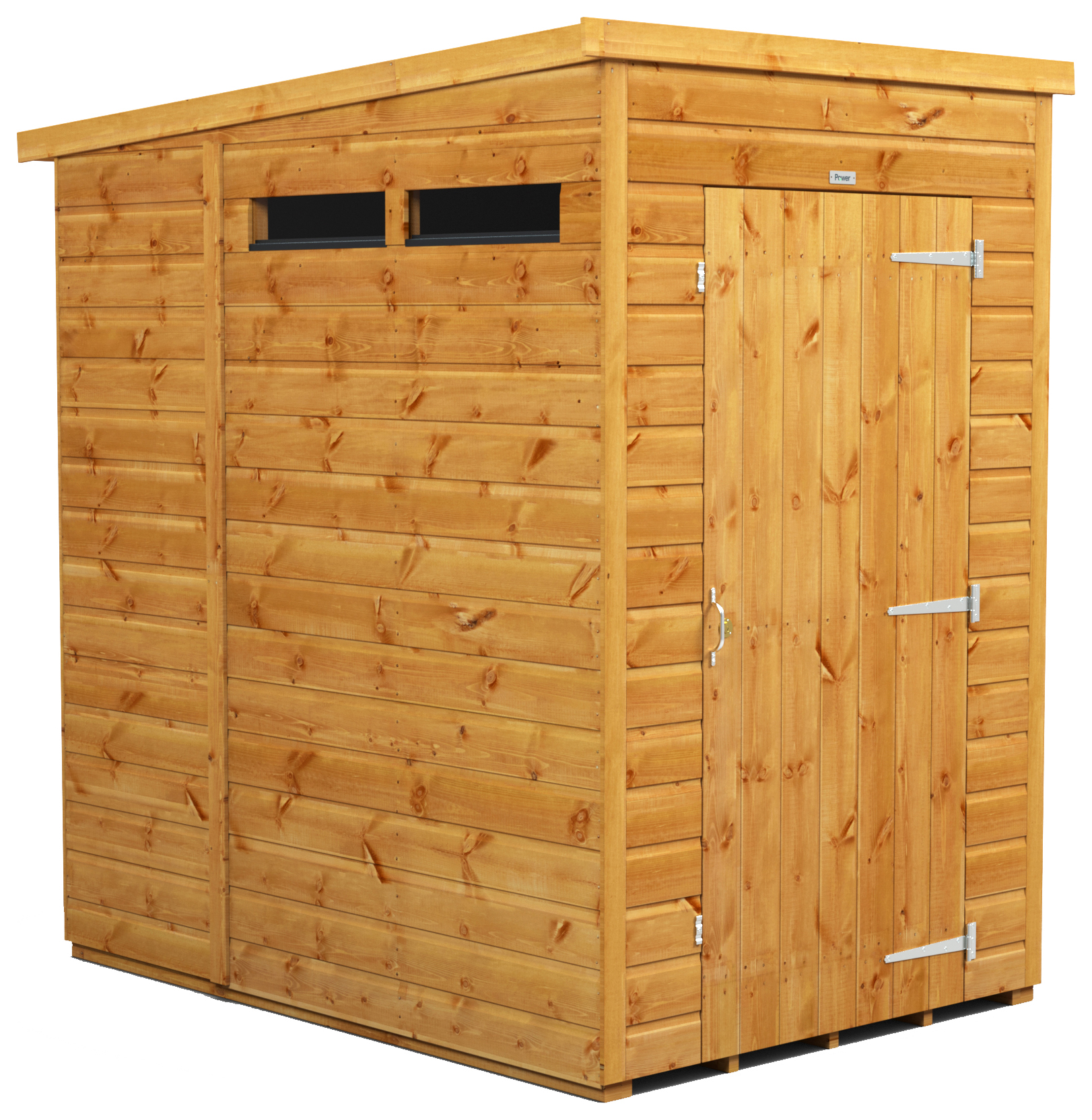 Power Sheds 4 x 6ft Pent Shiplap Dip Treated Security Shed