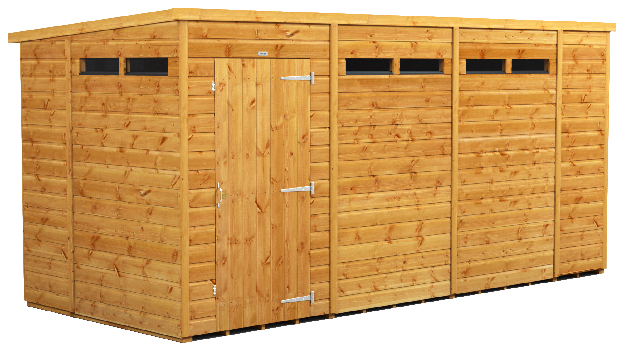 Power Sheds 14 x 6ft Pent Shiplap Dip Treated Security Shed