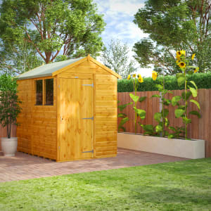 Power Sheds 7 x 5ft Apex Shiplap Dip Treated Shed