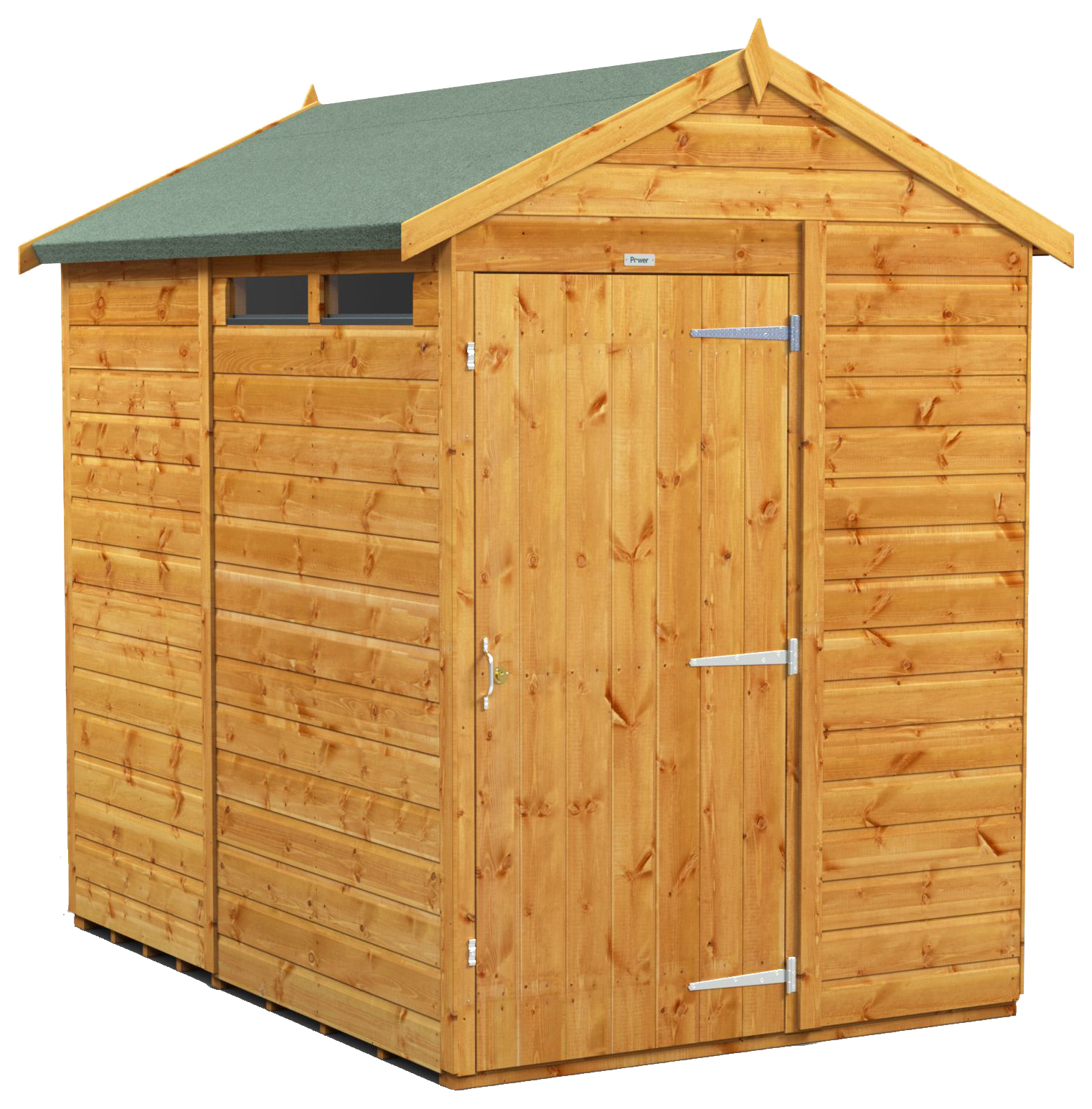 Image of Power Sheds 7 x 5ft Apex Shiplap Dip Treated Security Shed