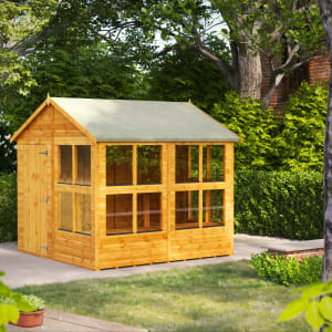Power Sheds 8 x 8ft Apex Shiplap Dip Treated Potting Shed