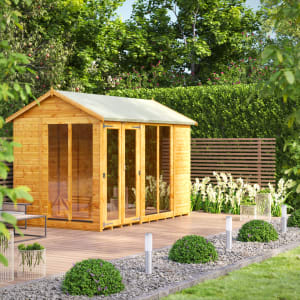 Power Sheds 10 x 6ft Apex Shiplap Dip Treated Summerhouse