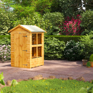 Power Sheds 4 x 4ft Apex Shiplap Dip Treated Potting Shed