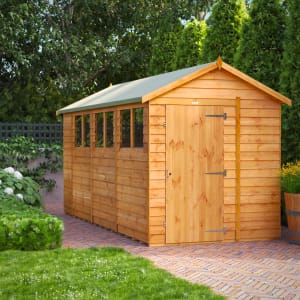 Power Sheds 14 x 6ft Apex Overlap Dip Treated Shed