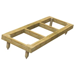 Power Sheds 2 x 6ft Pressure Treated Garden Building Base Kit
