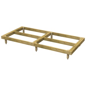 Power Sheds 8 x 4ft Pressure Treated Garden Building Base Kit