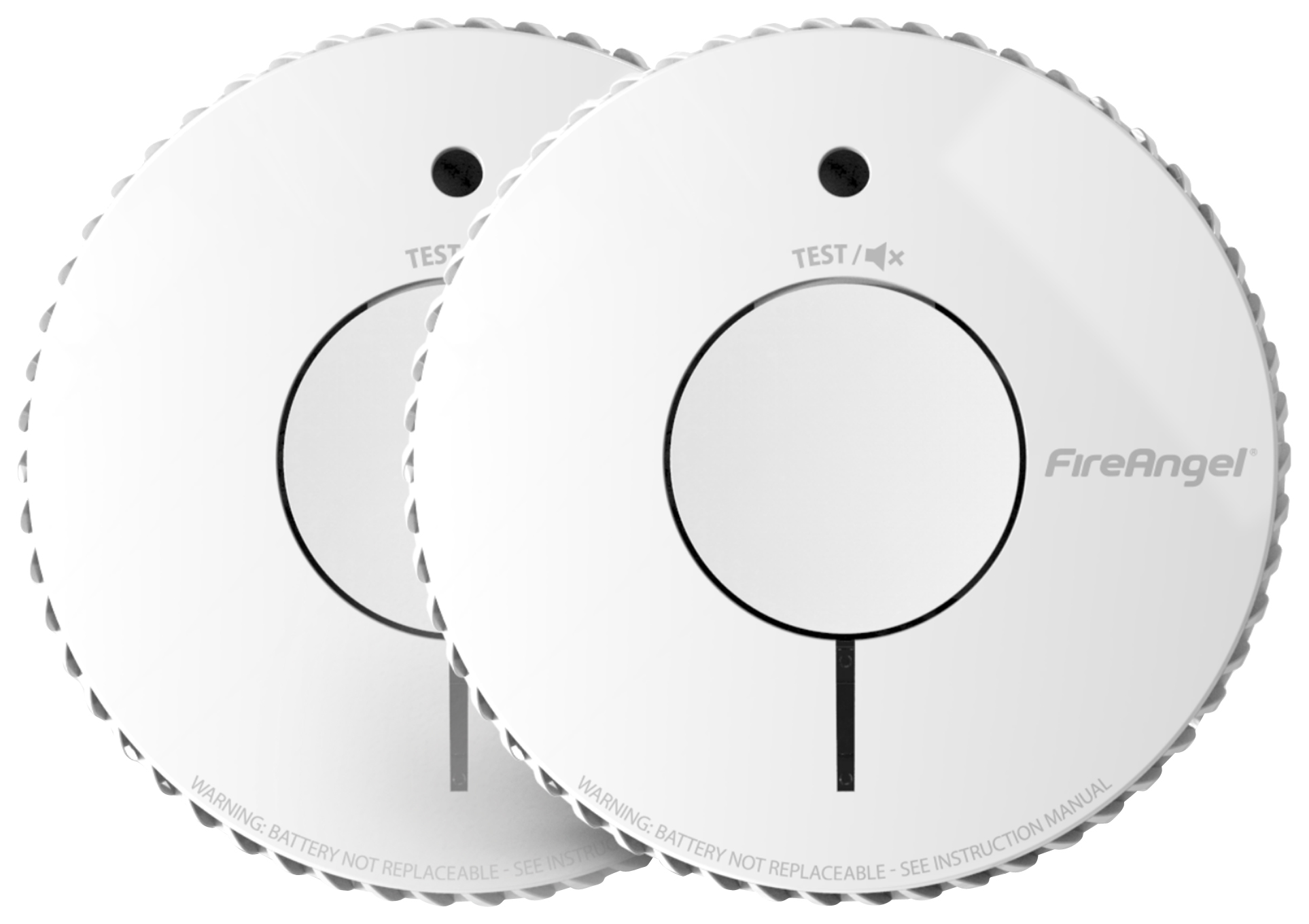 Image of FireAngel FA6620-R-T2 Optical Smoke Alarm with 10 Year Sealed For Life Battery - Twin Pack