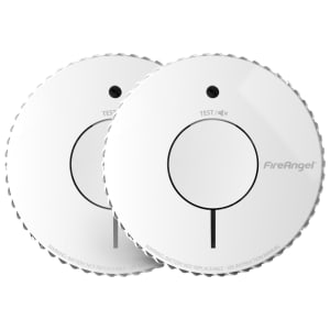 FireAngel FA6620-R-T2 Optical Smoke Alarm with 10 Year Sealed For Life Battery - Twin Pack