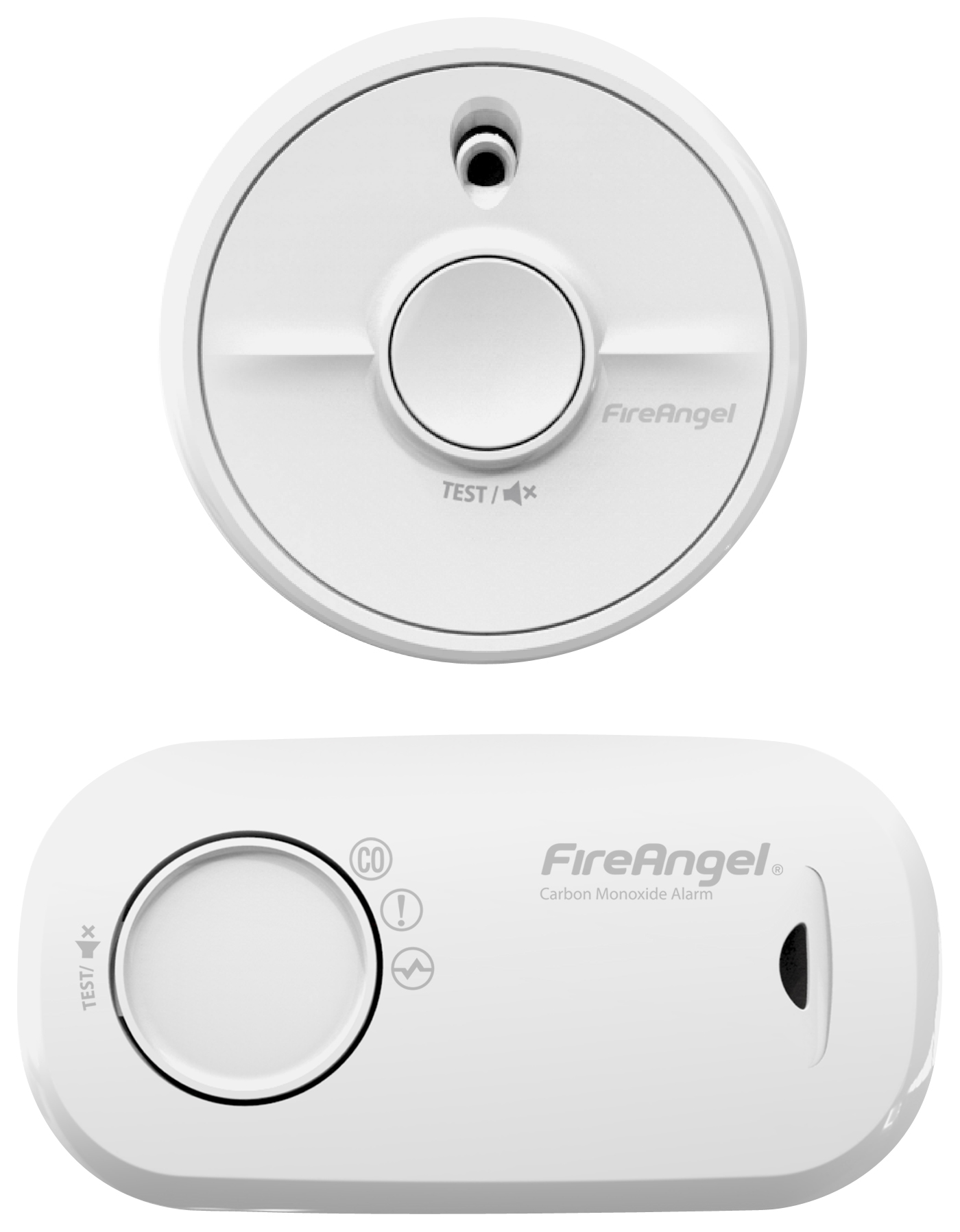 FireAngel FA3313-SB1-T2 Optical Smoke Alarm & Carbon Monoxide Alarm Twin Pack