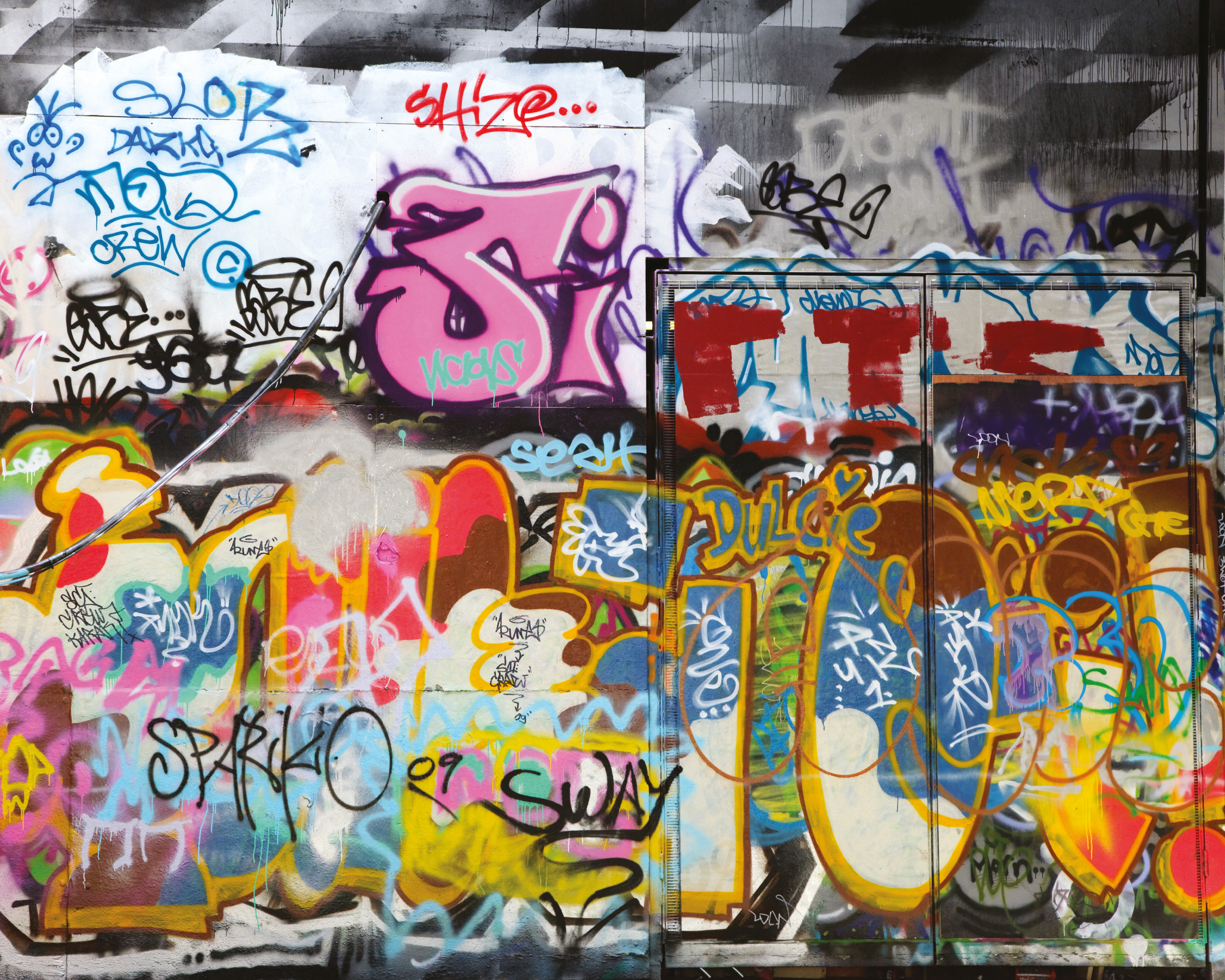 Image of Origin Murals Urban Graffiti Multi Wall Mural - 3 x 2.4m