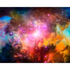 Image of Origin Murals Galaxy Stars Multi Wall Mural - 3 x 2.4m
