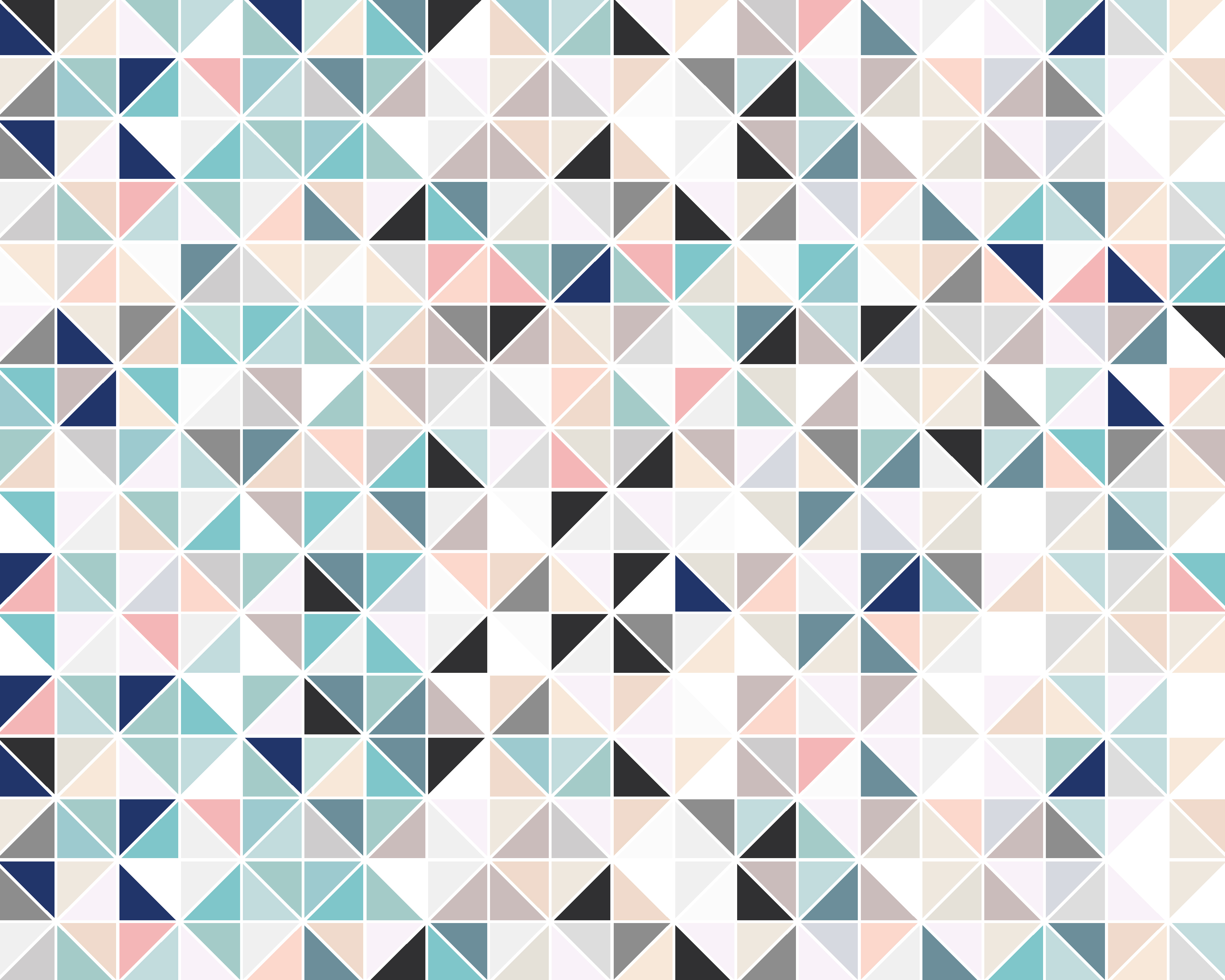 Image of Origin Murals Geometry Blush & Jade - 3.5 x 2.8m