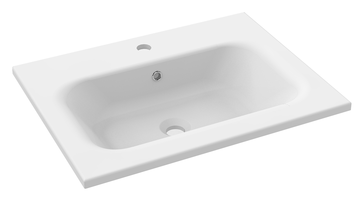 Image of Duarti By Calypso Elsdon Cast Marble Vanity Basin - 600 x 460mm