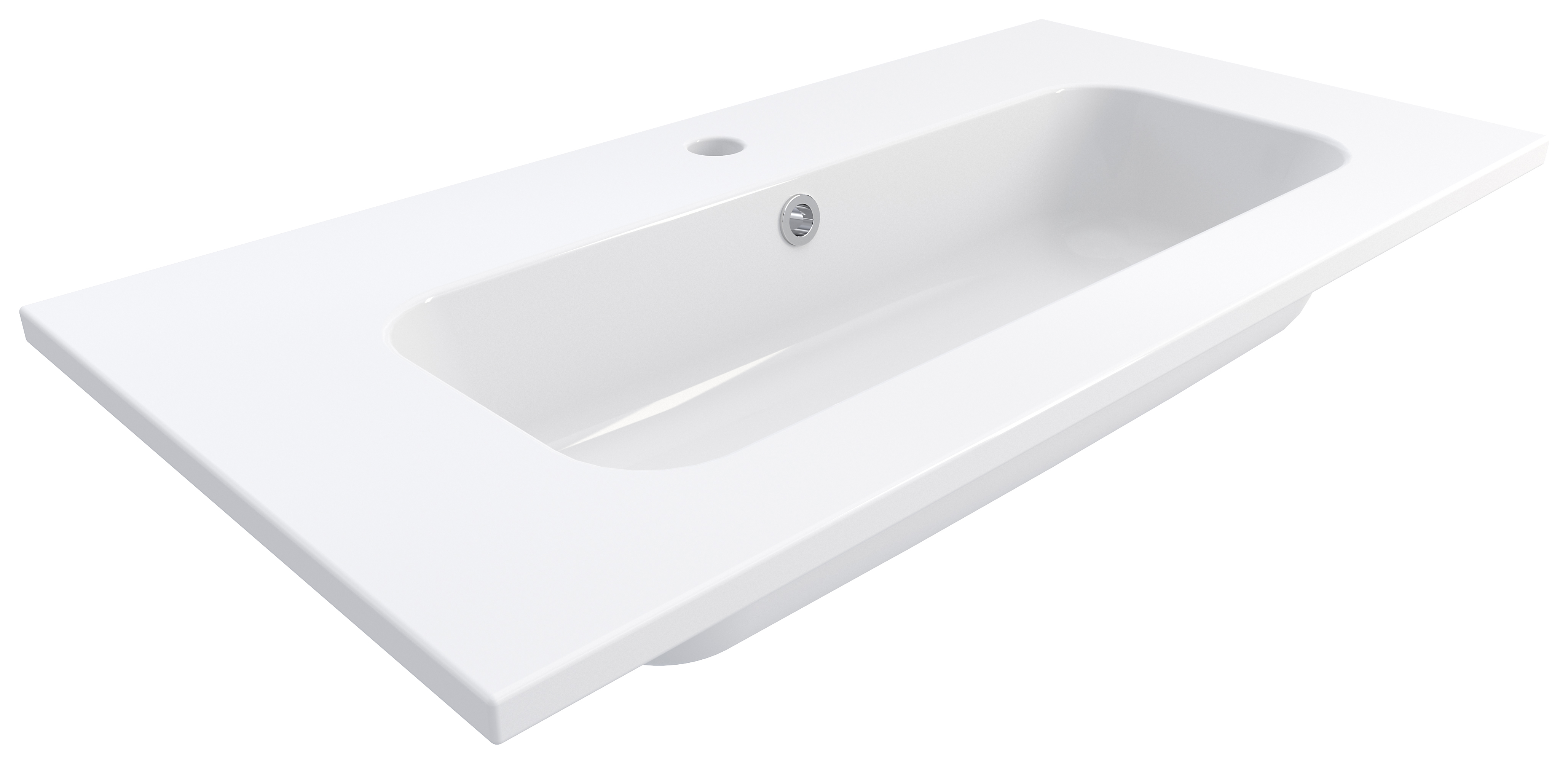 Image of Duarti By Calypso Twyford Cast Marble Vanity Basin - 810 x 405mm