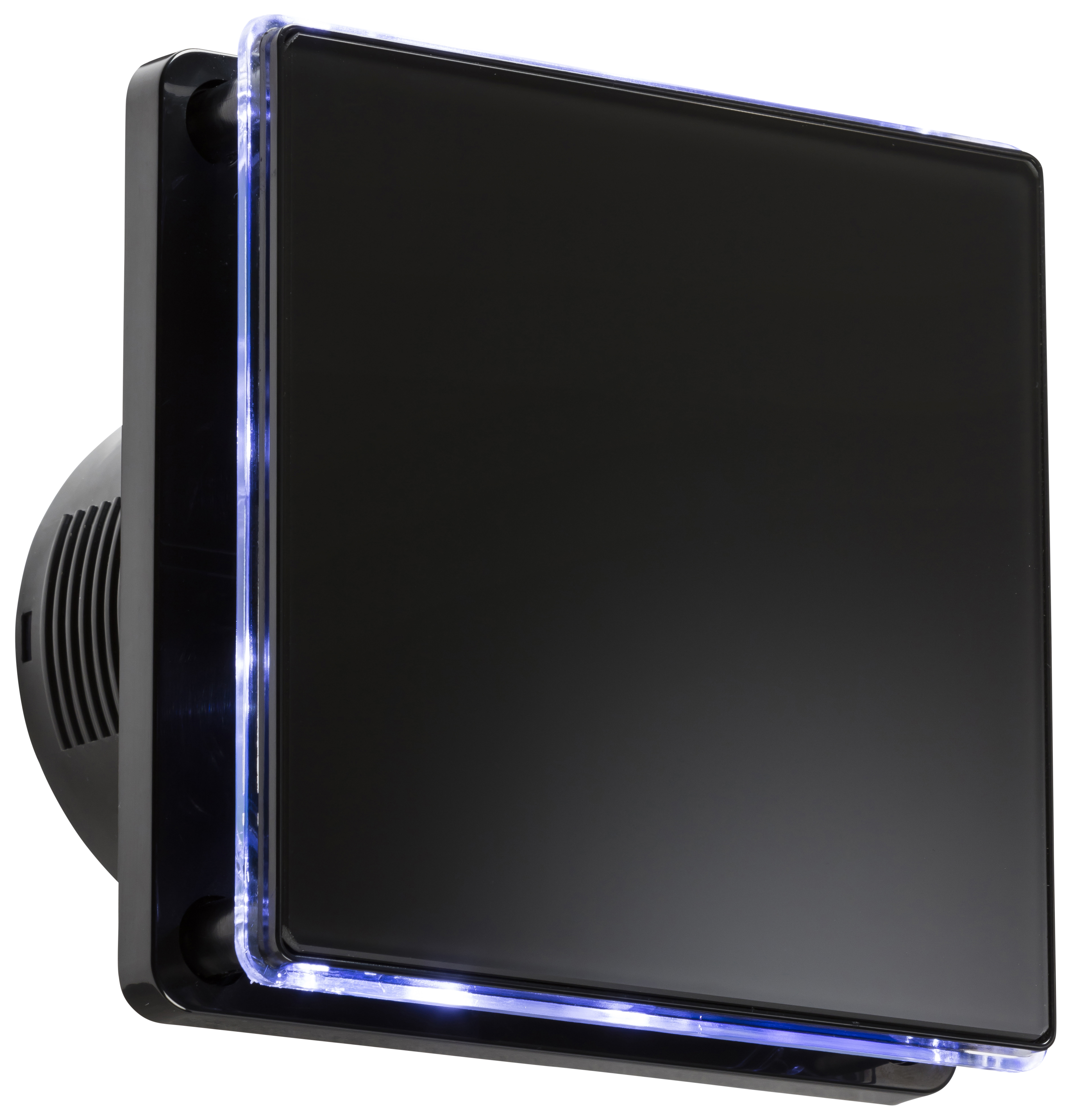 Knightsbridge Extractor Fan with Backlit LED & Overrun Timer - Black