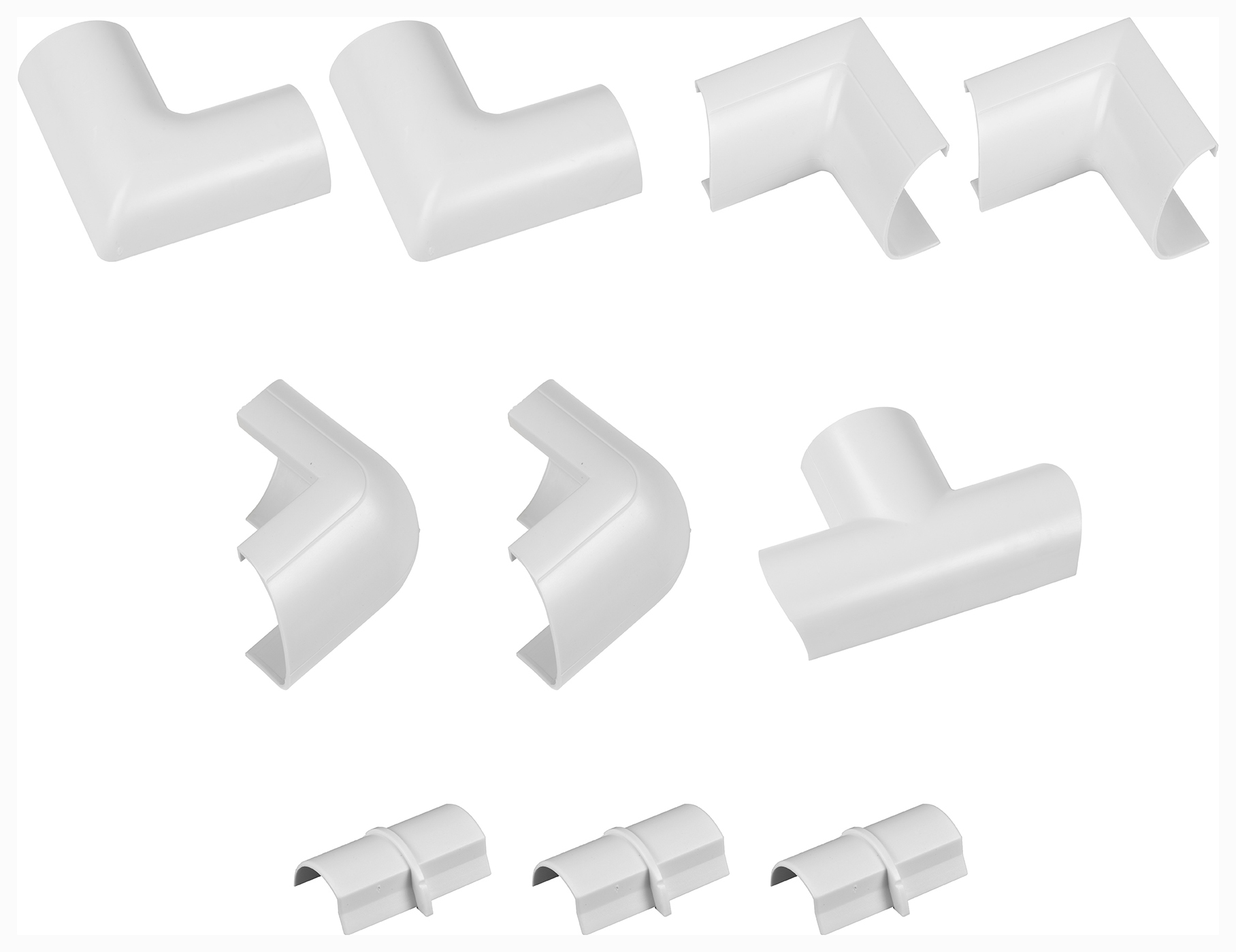 D-Line 30 x 15mm Trunking Accessory Multi-Pack - Pack of 10