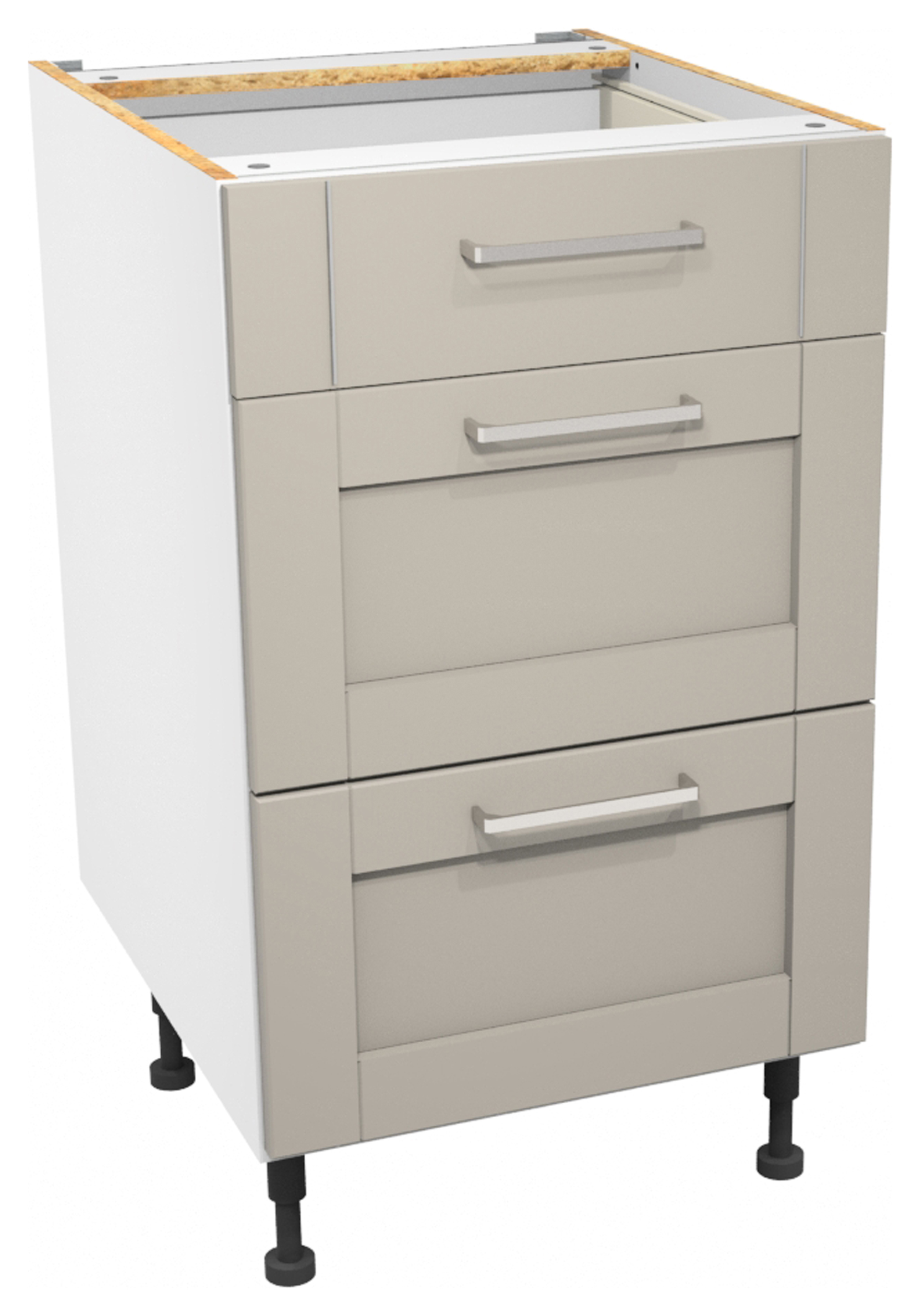 Image of Wickes Ohio Stone Shaker Drawer Unit - 500mm