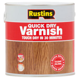 Rustins Quick Dry Varnish - Clear Gloss - 2.5L