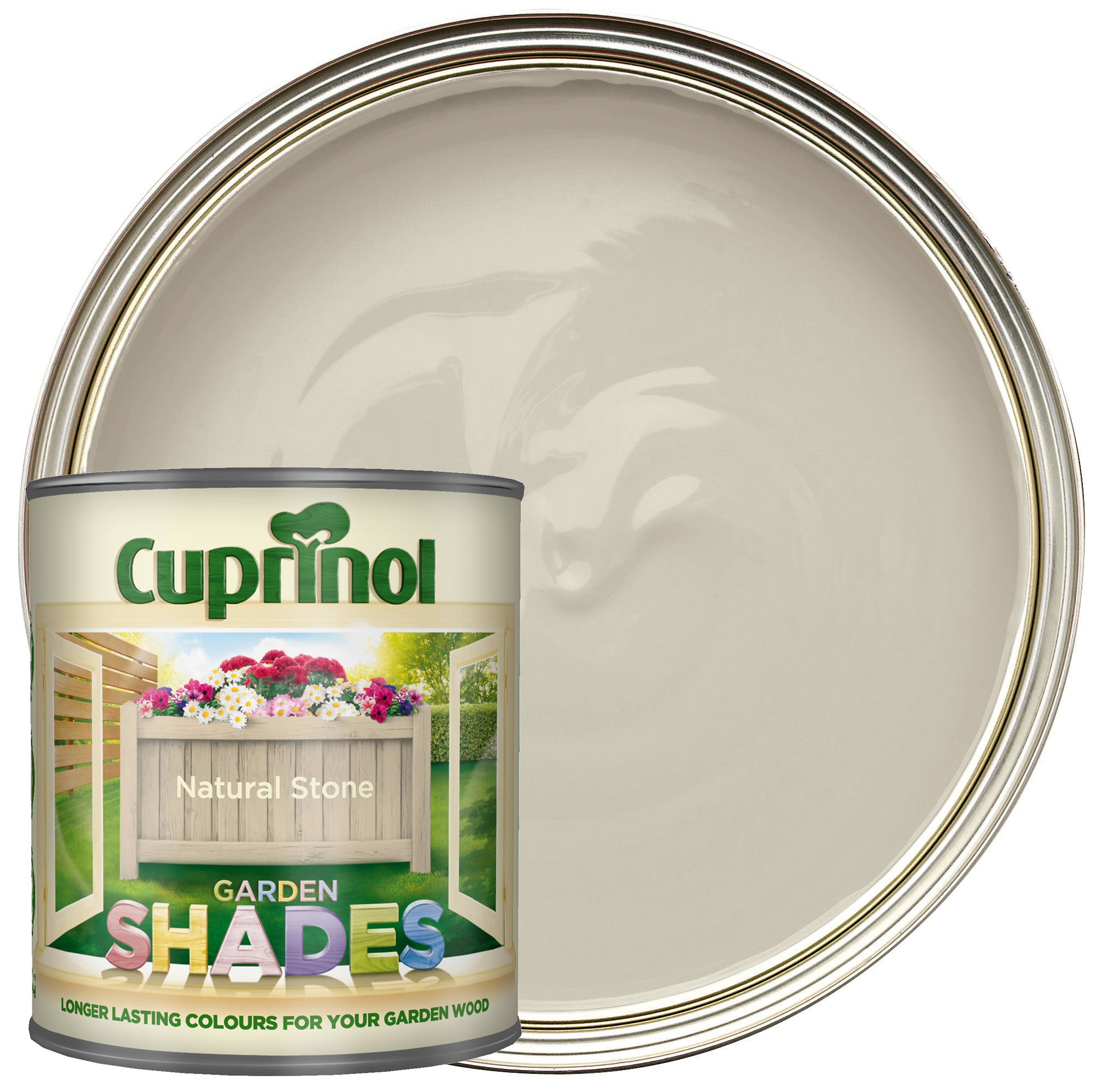 Image of Cuprinol Garden Shades Furniture Paint - Natural Stone - 1L