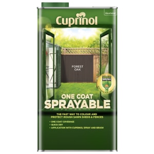 Cuprinol One Coat Sprayable Fence Treatment - Forest Oak - 5L