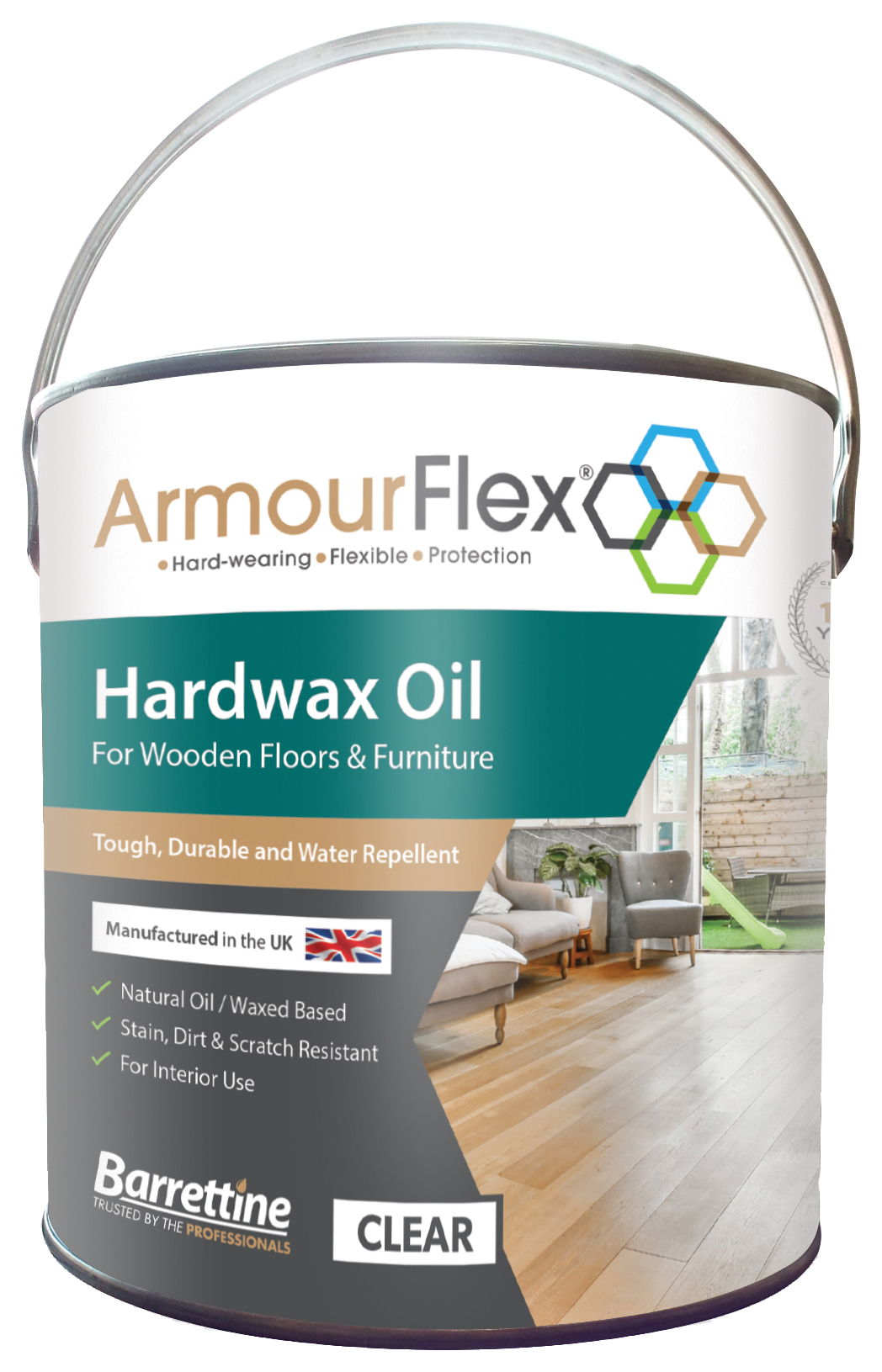 Barrettine Armourflex Hard Wax Oil - Matt - 2.5L