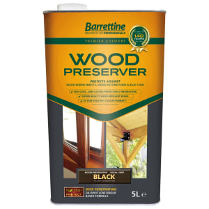 Barrettine Wood Preserver - Black - 5L