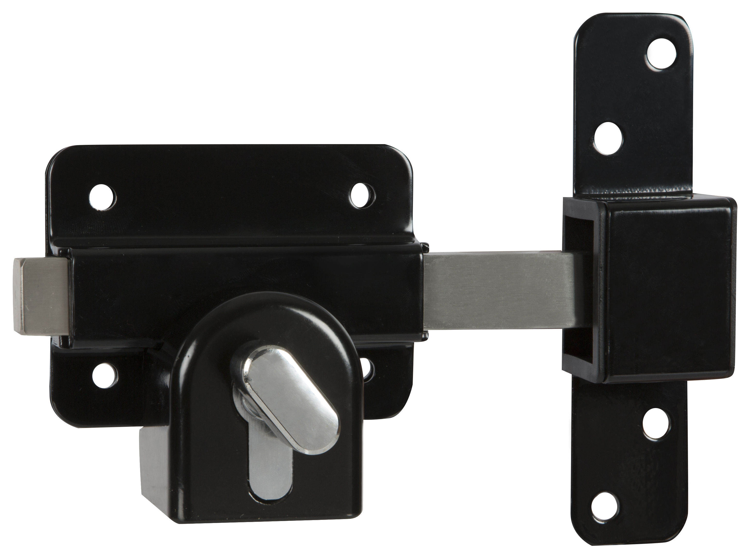 Image of GateMate B1490106 Euro Profile Long Throw Lock with Thumbturn - 50mm