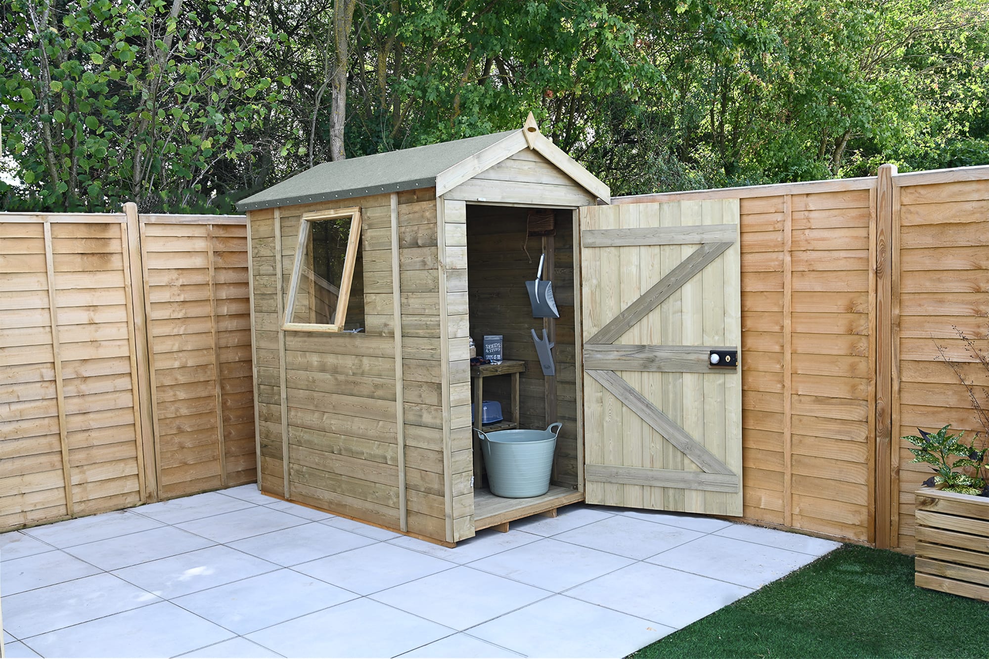 Forest Garden Timberdale 6 x 4ft Apex Shed