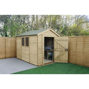 Forest Garden Timberdale 10 x 6ft Apex Shed with Base