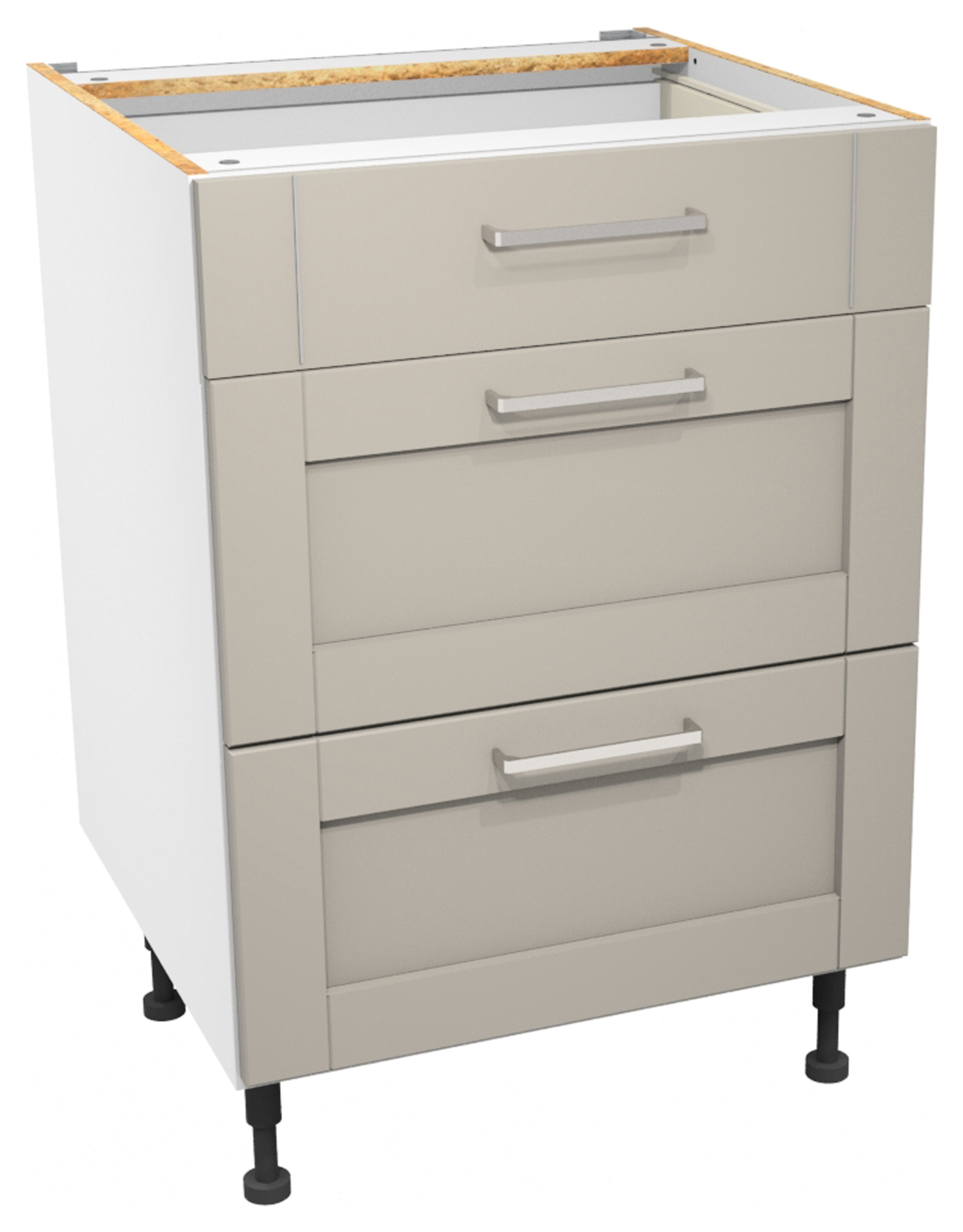 Image of Wickes Ohio Stone Shaker Drawer Unit - 600mm