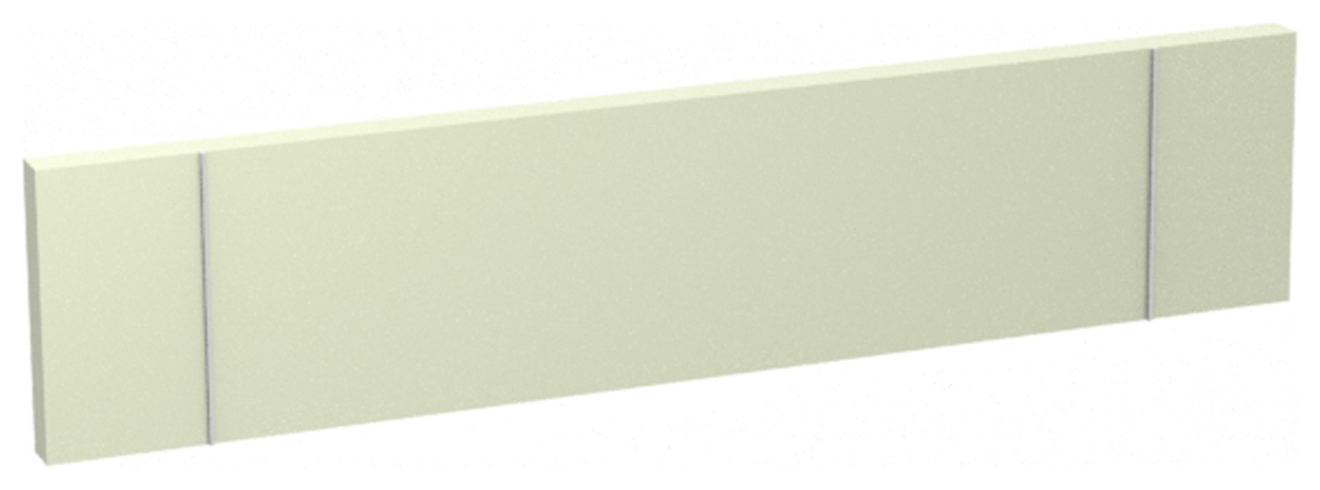 Image of Wickes Ohio Sage Shaker Appliance Fascia - 600 x 131mm