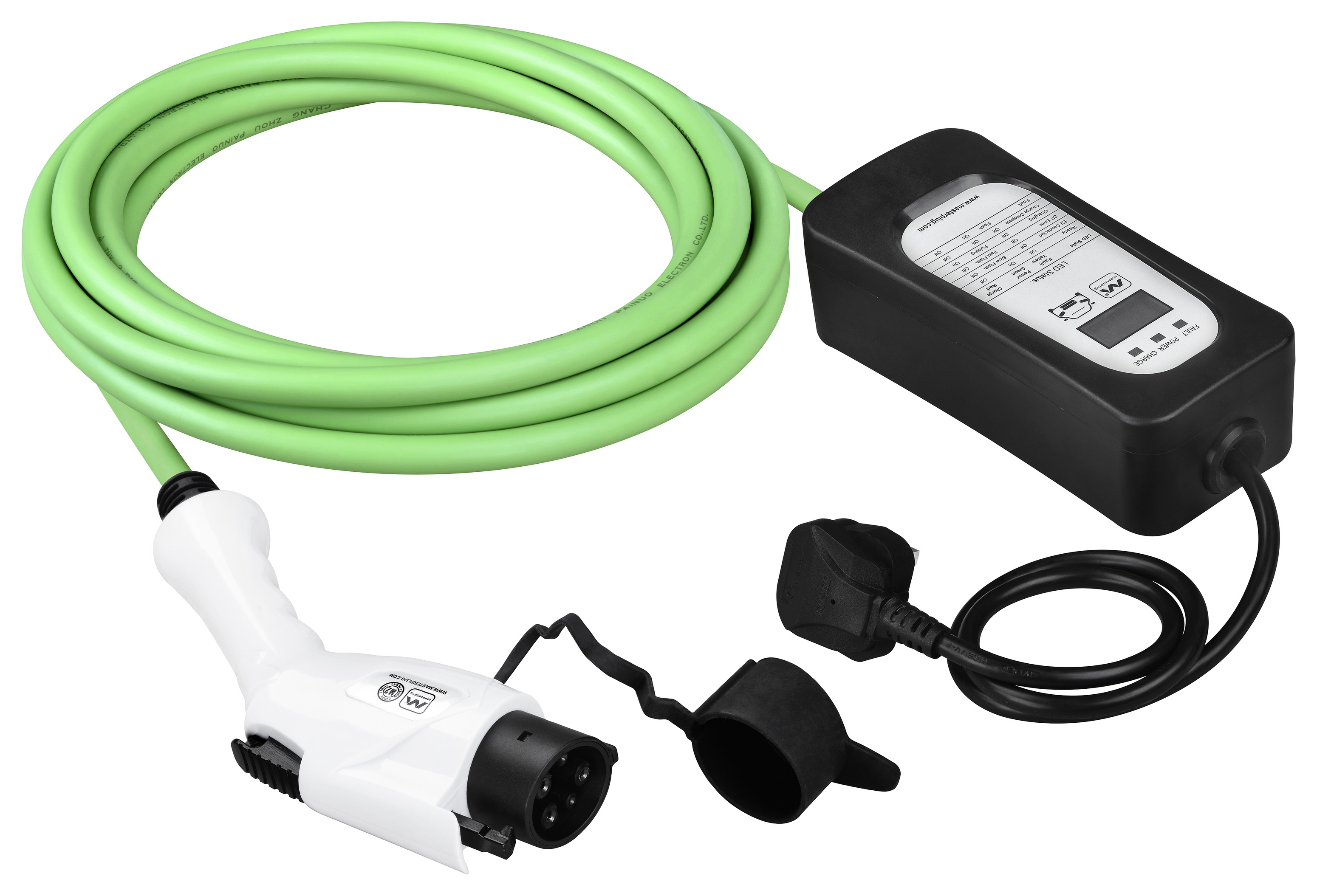 Image of Masterplug Mode 2 Type 1 Electric Car Charging Cable - 5m