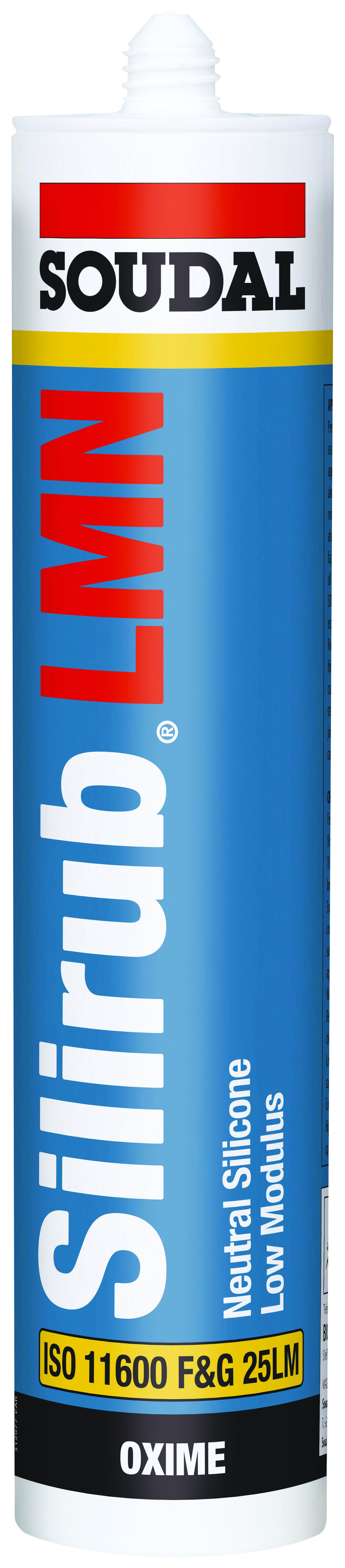 Soudal Silirub LMN Frame Silicone Sealant White - 300ml