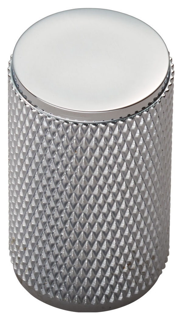 Image of Carlisle Brass FTD702CP Knurled Cabinet Knob - Polished Chrome