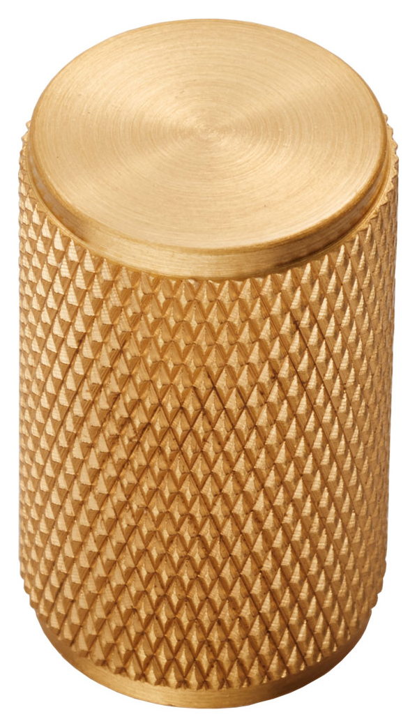 Image of Carlisle Brass FTD702SB Knurled Cabinet Knob - Satin Brass