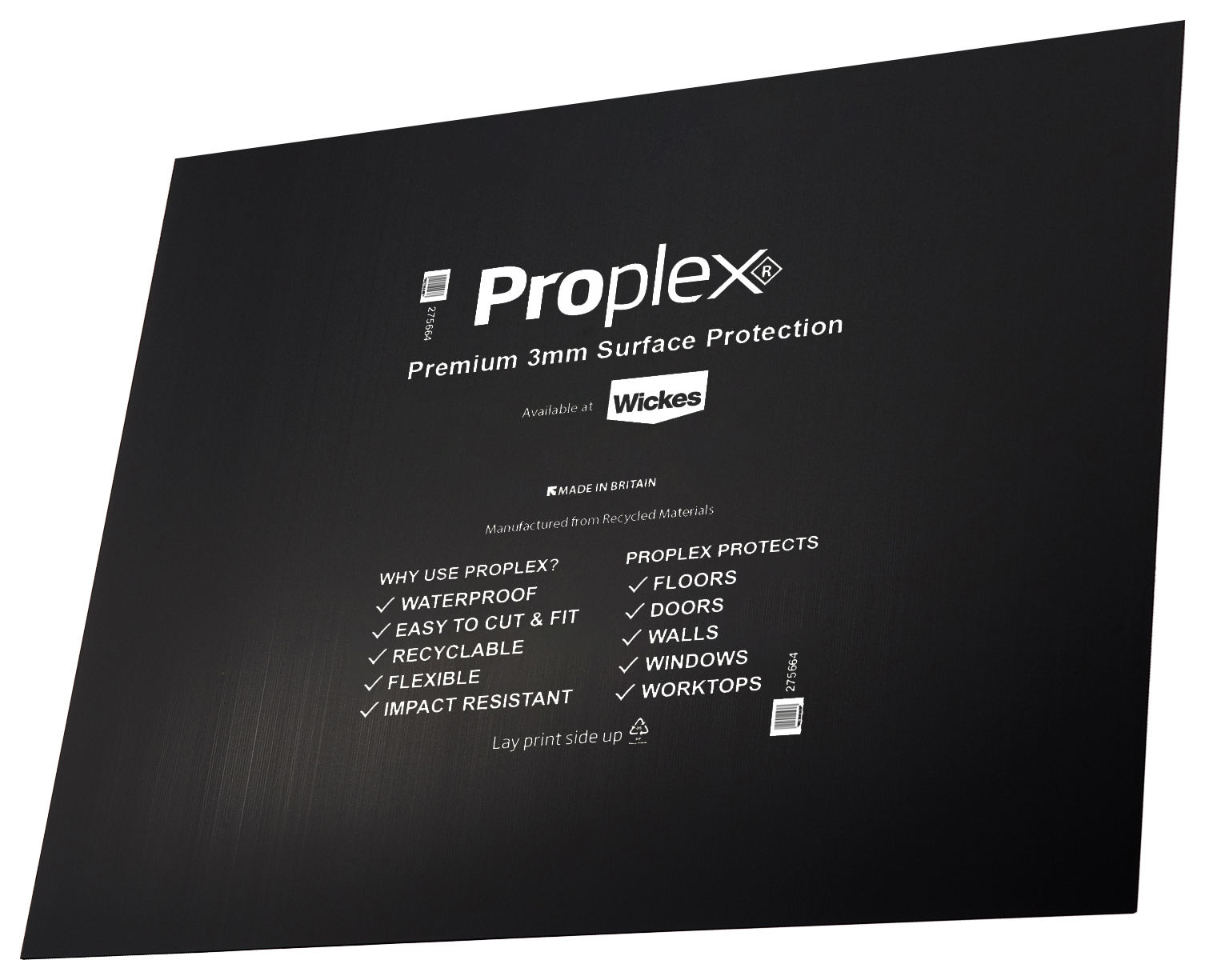 Image of Proplex Premium Surface Protection Sheet - 1200 x 1000 x 3mm