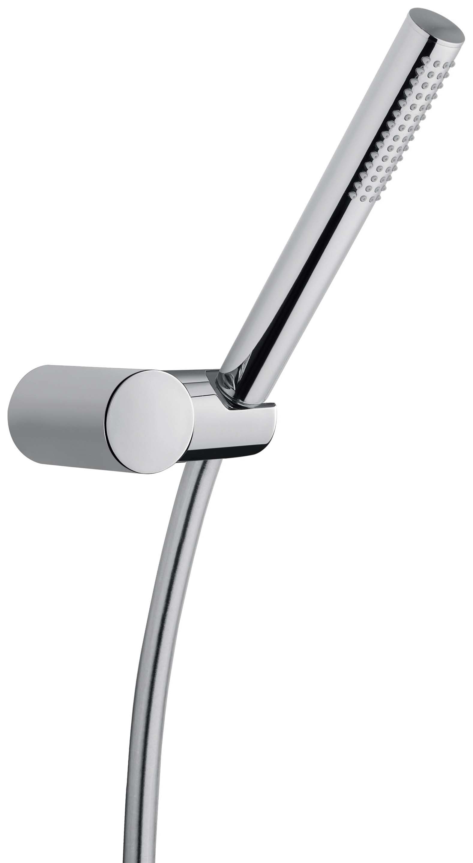 Image of VitrA Origin Pure Chrome Shower Handset & Wall Outlet