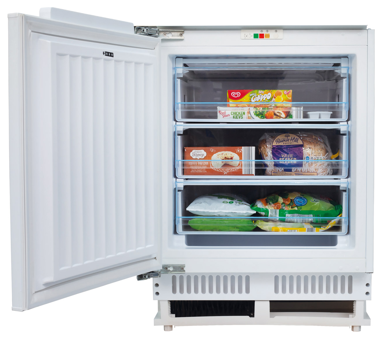 Image of Matrix MFU801 Integrated 60cm Under Counter Larder Freezer - White